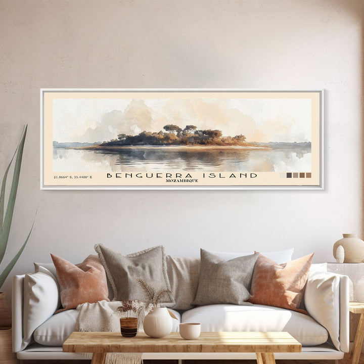Benguerra Island, Mozambique Watercolor Print, Vacation Gift, Mozambique Wall Art, Vacation Wall Art, Vacatation Memories, Beach Decor, Beach Or Lakehouse Art