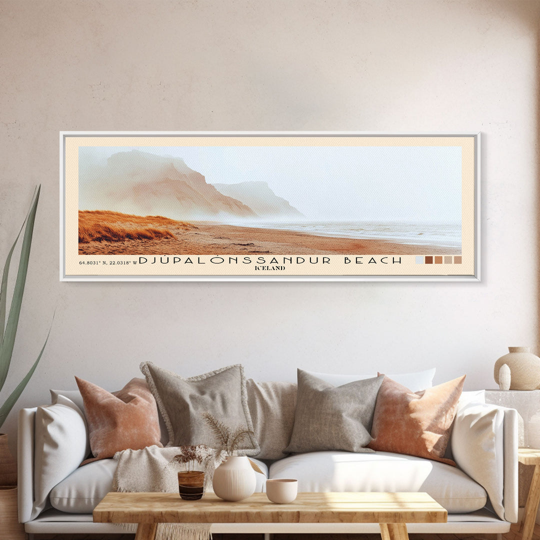 Djúpalónssandur Beach, Iceland Watercolor Print, Vacation Gift, Iceland Wall Art, Beach Painting, Beach Decor, Beach Or Lakehouse Art
