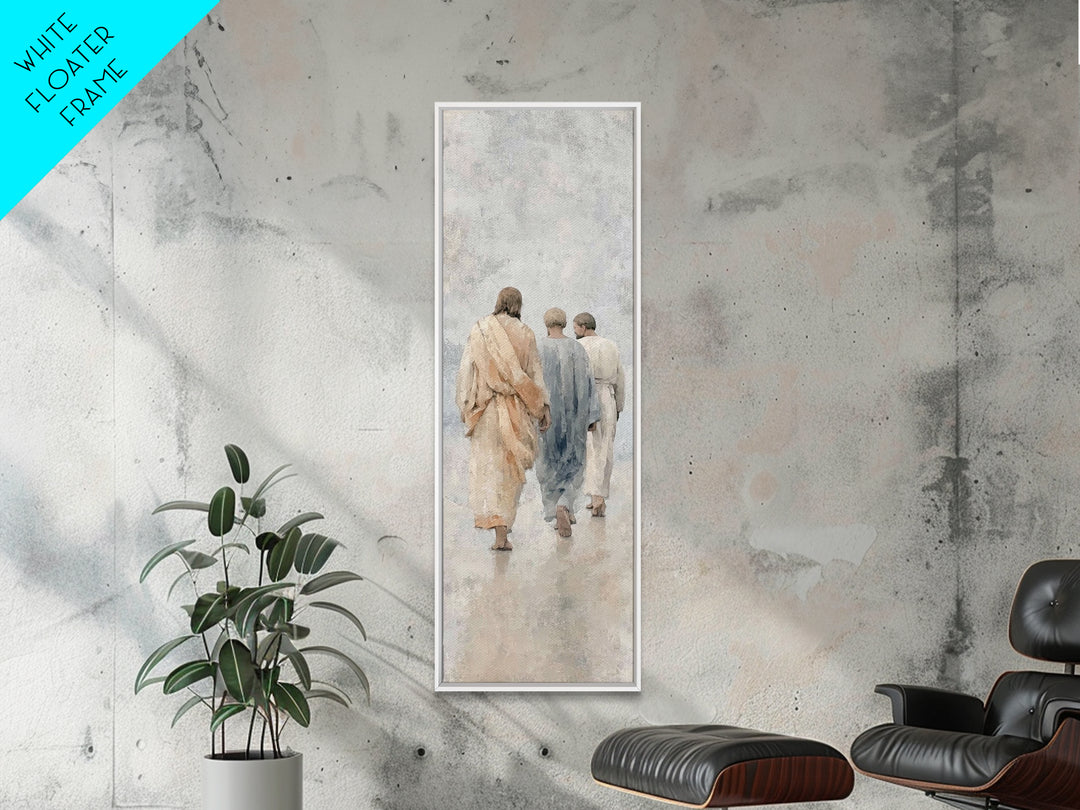 Path Of Grace – Framed Canvas Print – Christian Wall Art – Christian Art Canvas – Jesus Painting – Tall Narrow Wall Art – Christian Art