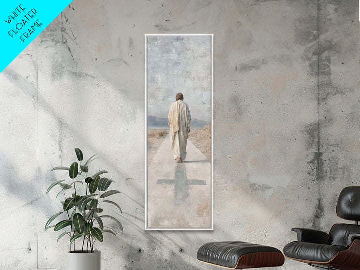 Path Of Messiah – Framed Canvas Print – Jesus Painting – Christian Wall Art – Christian Art Canvas – Skinny Art – Christian Painting