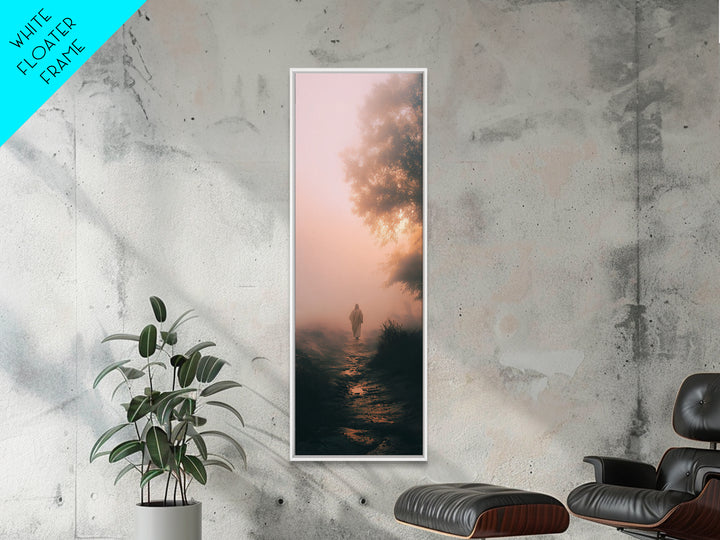 Path Of Mercy – Framed Canvas Print – Christian Wall Art – Jesus Painting – Christian Art Canvas – Tall Narrow Wall Art – Christmas Art