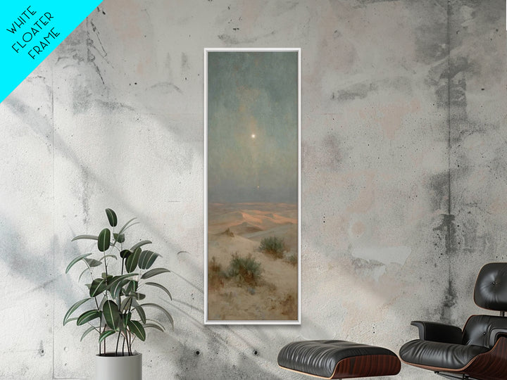Wilderness Star Hope – Framed Canvas Print – Christian Art Canvas – Christian Wall Art – Christmas Art – Tall Narrow Wall Art – Christian C