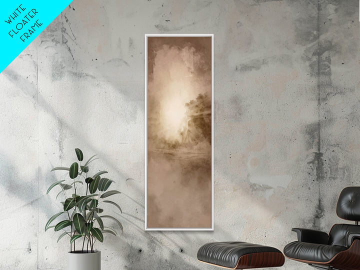 Holy Dawn Rising – Framed Canvas Print – Narrow Art – Christian Art Canvas – Christian Art – Christian Wall Art – Christian Christmas Art