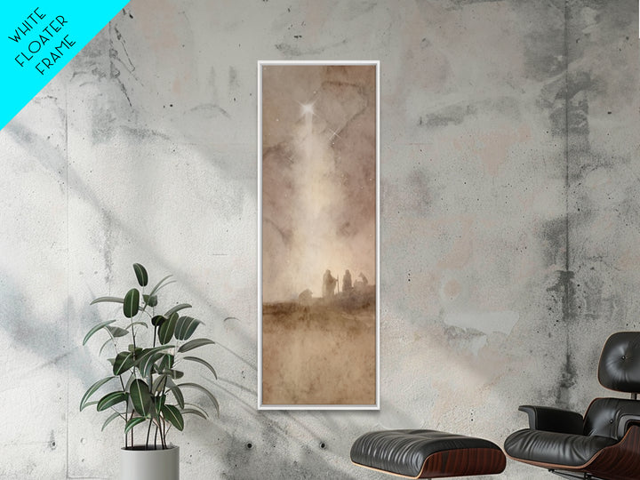 Star Of The Shepherd – Framed Canvas Print – Skinny Art – Christian Wall Art – Christian Art – Christian Art Canvas – Christian Christmas A