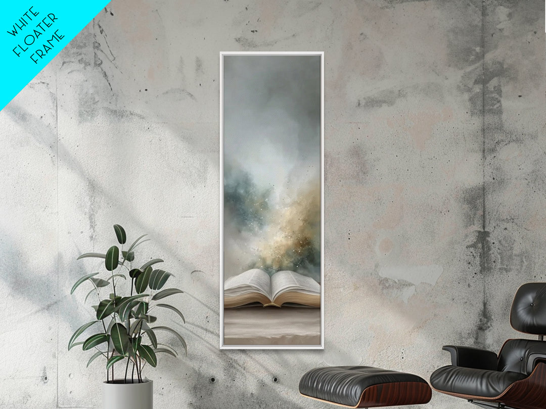 Light Of Revelation – Framed Canvas Print – Christian Wall Art – Christian Art Canvas – Narrow Art – Christian Christmas Art – Christian Gi