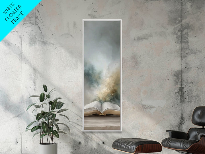 Light Of Revelation – Framed Canvas Print – Christian Wall Art – Christian Art Canvas – Narrow Art – Christian Christmas Art – Christian Gi