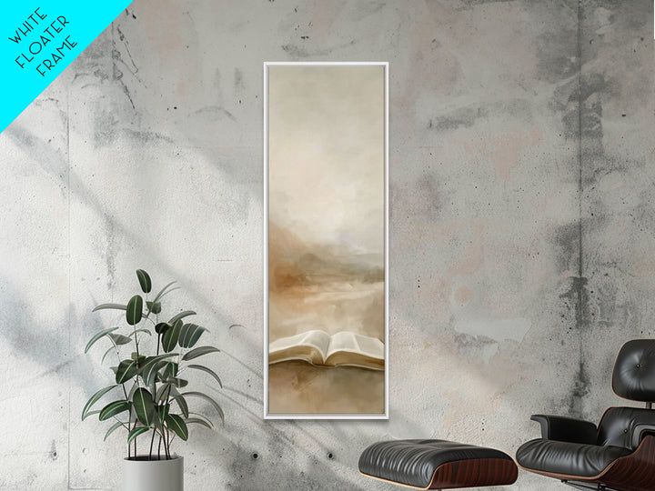 Desert Of Promise – Framed Canvas Print – Christian Art – Christian Art Canvas – Narrow Art – Christian Wall Art – Christian Gift – Christm