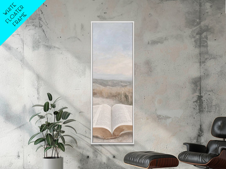 Horizon Of Faith – Framed Canvas Print – Christian Wall Art – Christian Art – Christian Art Canvas – Tall Narrow Wall Art – Christian Decor