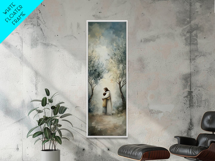 Morning Of Blessing | Framed Canvas Print | Christian Wall Art | Christian Art Canvas | Jesus Painting | Skinny Art | Christian Christmas A
