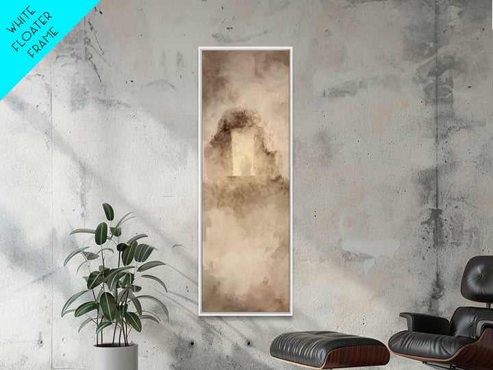 Eternal Rising – Framed Canvas Print – Christian Wall Art – Christian Art Canvas – Skinny Art – Jesus Painting – Modern Christian Painting