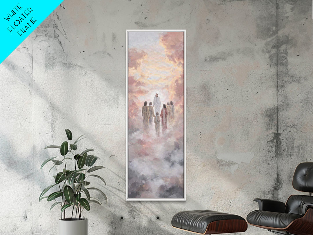 Celestial Disciples – Framed Canvas Print – Skinny Art – Christian Art Canvas – Christian Wall Art – Jesus Painting – Christian Christmas A