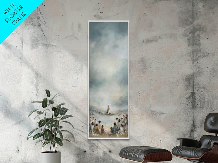 Twilight Of Grace – Framed Canvas Print – Tall Skinny Art Print – Christian Painting – Christian Wall Art – Christian Art Canvas – Christma