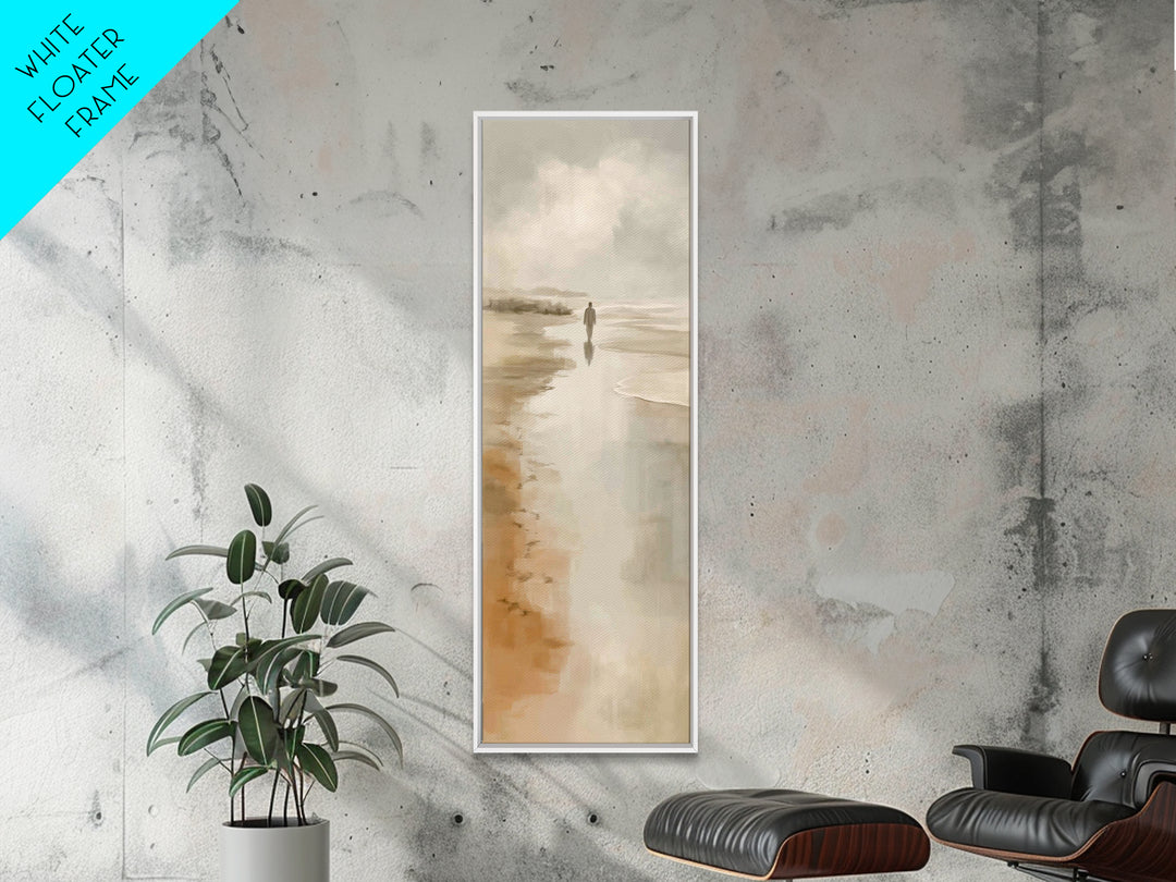 Dawn Of Peace – Framed Canvas Print – Christian Wall Art – Christmas Art – Tall Skinny Art Print – Christian Art Canvas – Jesus Painting