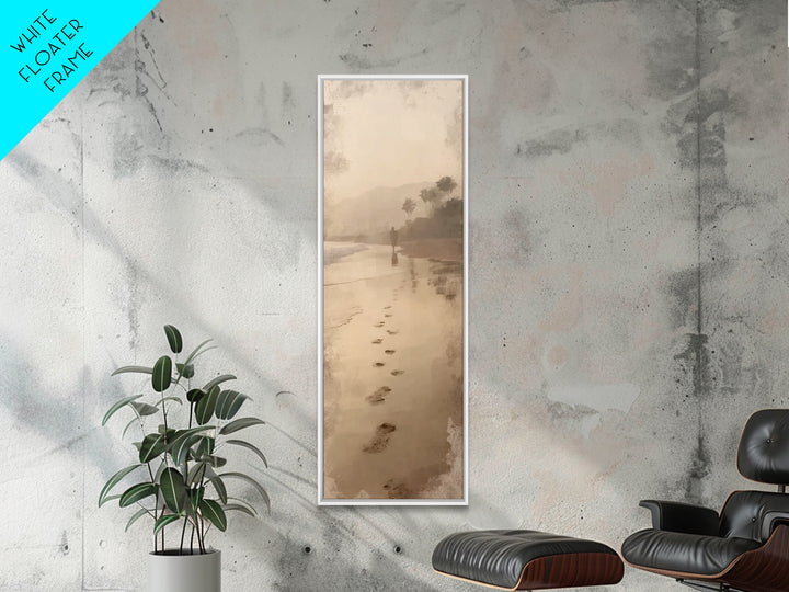 Horizon Of Mercy – Framed Canvas Print – Tall Skinny Art Print – Christian Art Canvas – Christmas Art – Christian Wall Art – Jesus Painting