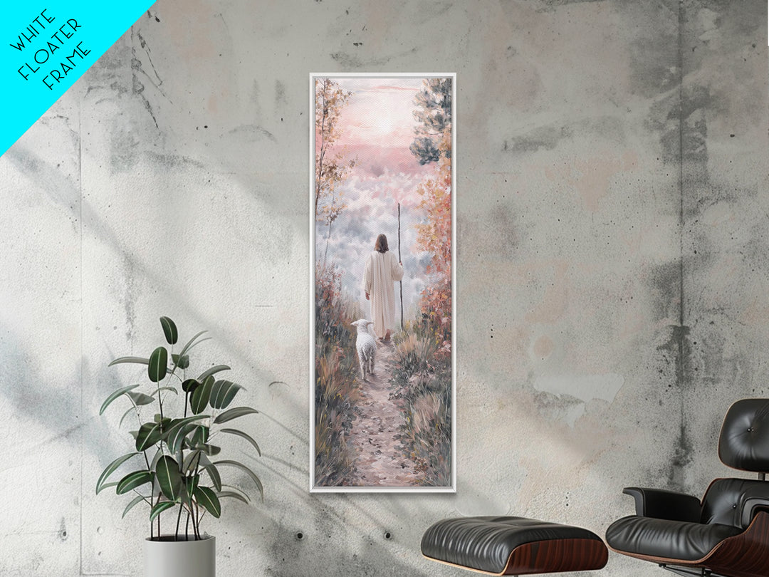 Morning Of Hope | Framed Canvas Print | Skinny Art | Christian Art Print | Jesus Canvas Art | Christian Painting | Christmas Wall Art