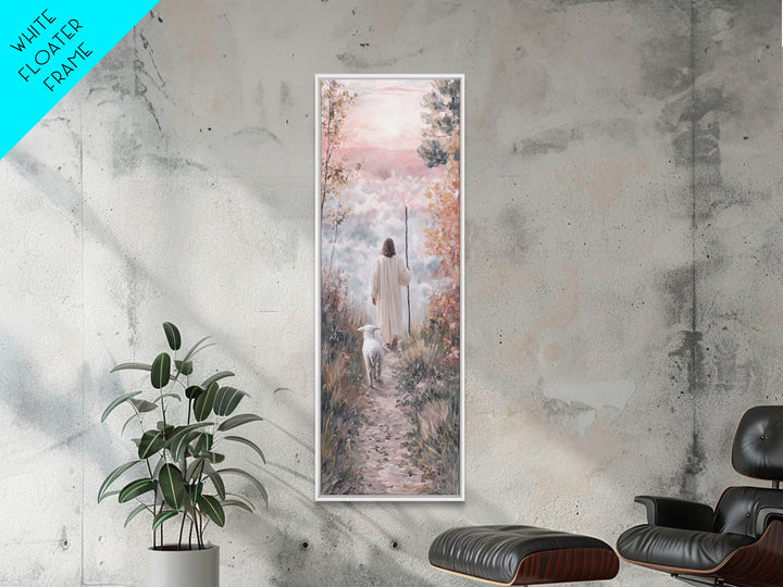 Morning Of Hope | Framed Canvas Print | Skinny Art | Christian Art Print | Jesus Canvas Art | Christian Painting | Christmas Wall Art