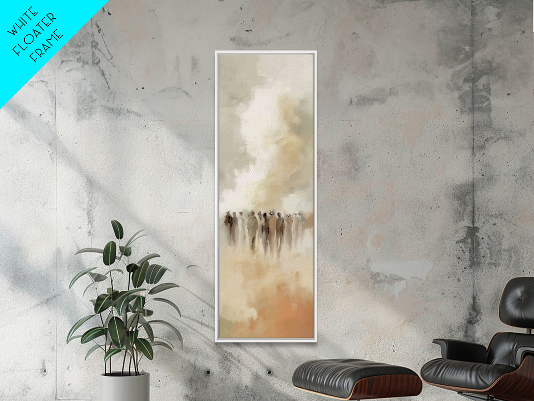 Cloudborn Gathering – Framed Canvas Print – Tall Narrow Wall Art – Christian Wall Art – Christian Art Canvas – Christian Painting – Christi