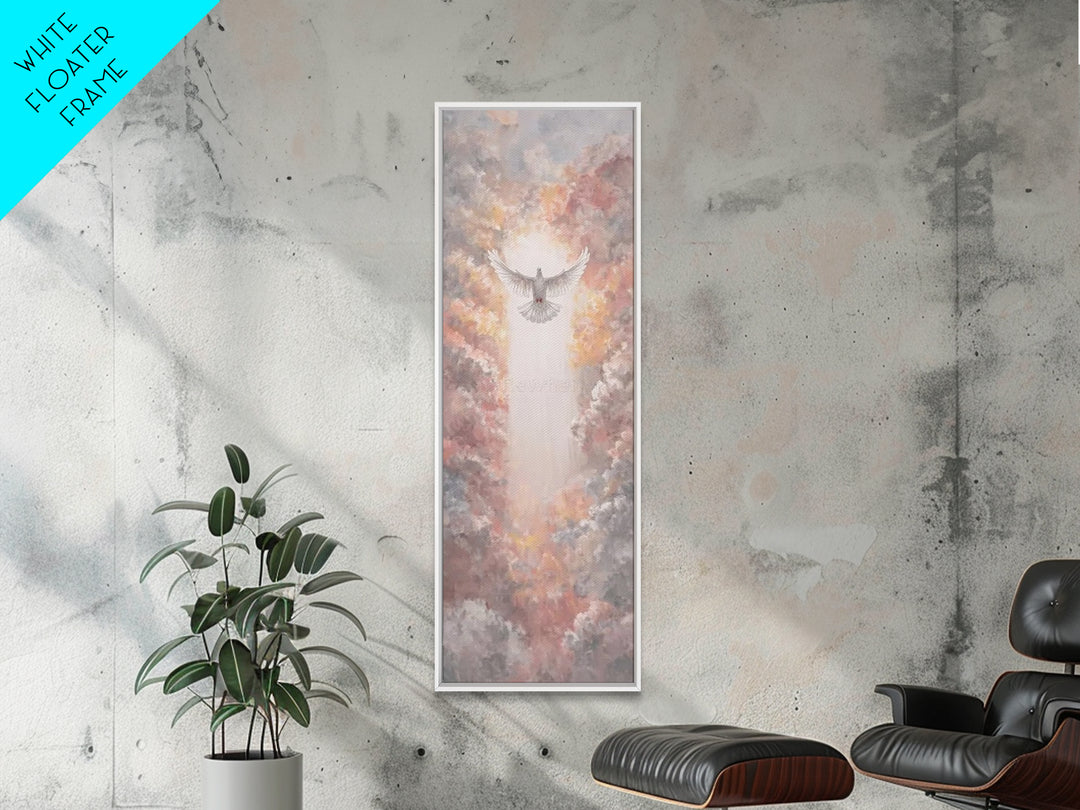 Dawn Of The Spirit – Framed Canvas Print – Christian Art Canvas – Christian Wall Art – Tall Skinny Art Print – Christmas Art – Christian Gi