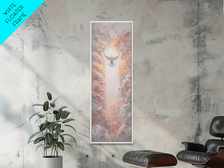 Dawn Of The Spirit – Framed Canvas Print – Christian Art Canvas – Christian Wall Art – Tall Skinny Art Print – Christmas Art – Christian Gi