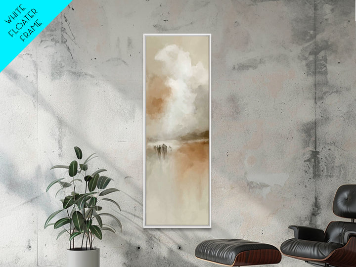 Wandering Disciples – Framed Canvas Print – Tall Skinny Art Print – Christian Art – Christian Art Canvas – Christian Wall Art – Minimalist