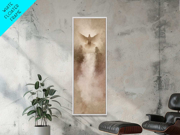 River Of Mercy – Framed Canvas Print – Christian Wall Art – Christian Art – Christian Painting – Tall Narrow Wall Art – Christian Art Canva