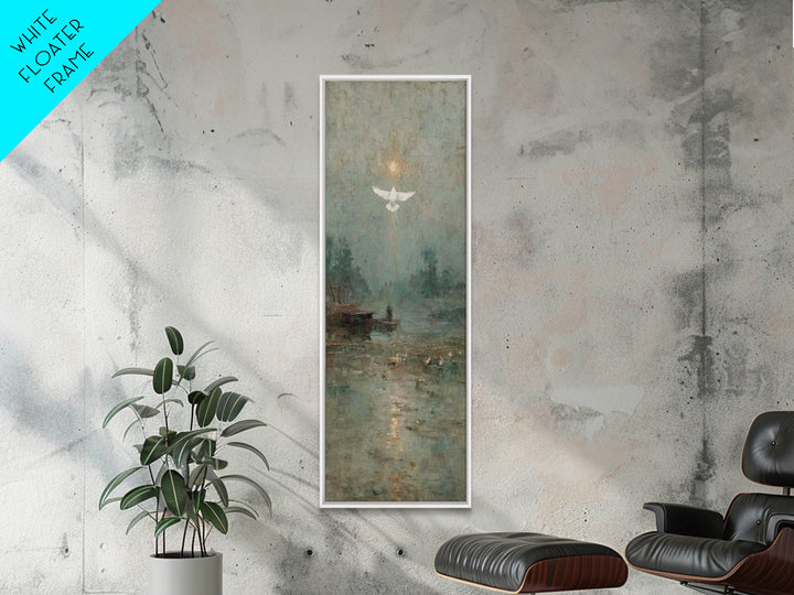 Glory Ascending – Framed Canvas Print – Christian Art Canvas – Christian Art – Christian Wall Art – Skinny Art – Christian Christmas Art