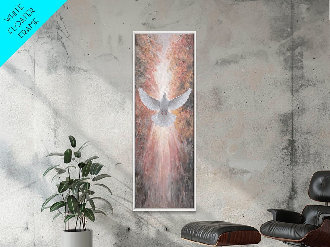 Autumn Spirit Rise – Framed Canvas Print – Christian Art Canvas – Christian Wall Art – Christian Art – Tall Skinny Art Print – Christian Pa