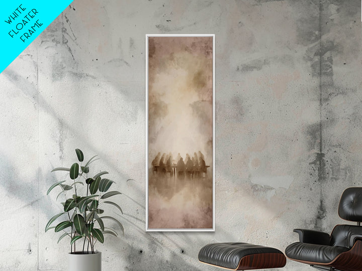 Holy Gathering Dawn – Framed Canvas Print – Christian Art Canvas – Jesus Wall Art – Christian Art Print – Skinny Art – Christmas Art – Chri