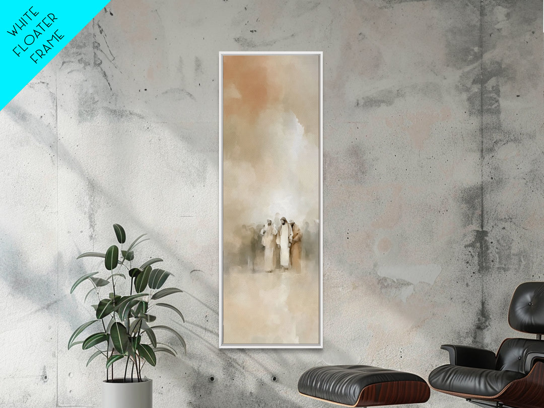 Desert Gathering | Framed Canvas Print | Skinny Art | Christian Painting | Christian Art Canvas | Christian Christmas Art
