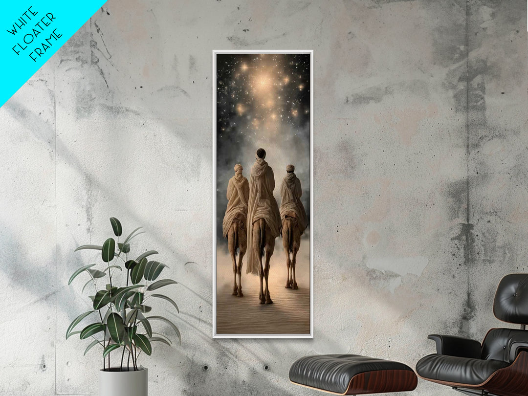 The Holy Ascent – Framed Canvas Print – Skinny Art – Christian Wall Art – Christian Christmas Art – Christian Painting – Christmas Art – Ch