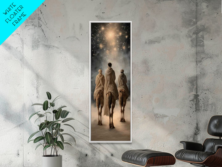 The Holy Ascent – Framed Canvas Print – Skinny Art – Christian Wall Art – Christian Christmas Art – Christian Painting – Christmas Art – Ch