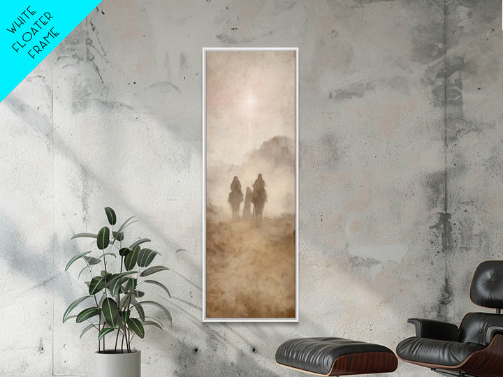 Star Of Bethlehem – Framed Canvas Print – Christian Art Print – Skinny Art – Christian Christmas Art – Christian Wall Art
