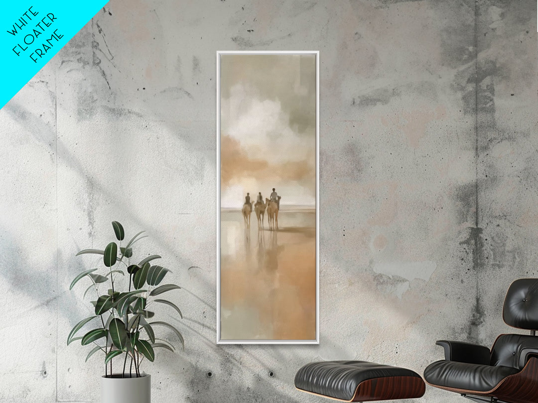Holy Mist Journey – Framed Canvas Print – Christian Wall Art – Narrow Art – Christian Art Canvas – Christmas Art