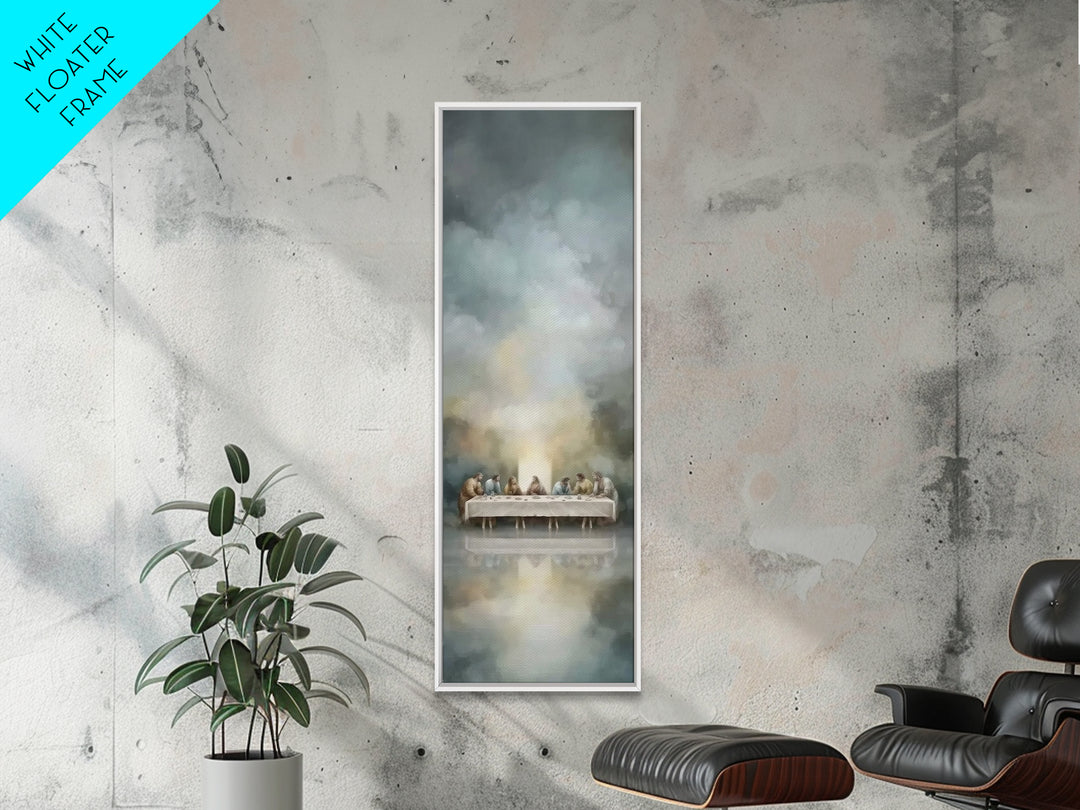 Spirit On High – Framed Canvas Print – Christian Wall Art – Narrow Art – Minimalist Christian Art – Christian Art Canvas – Modern Christian