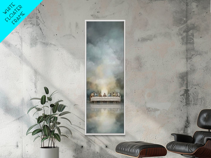 Spirit On High – Framed Canvas Print – Christian Wall Art – Narrow Art – Minimalist Christian Art – Christian Art Canvas – Modern Christian
