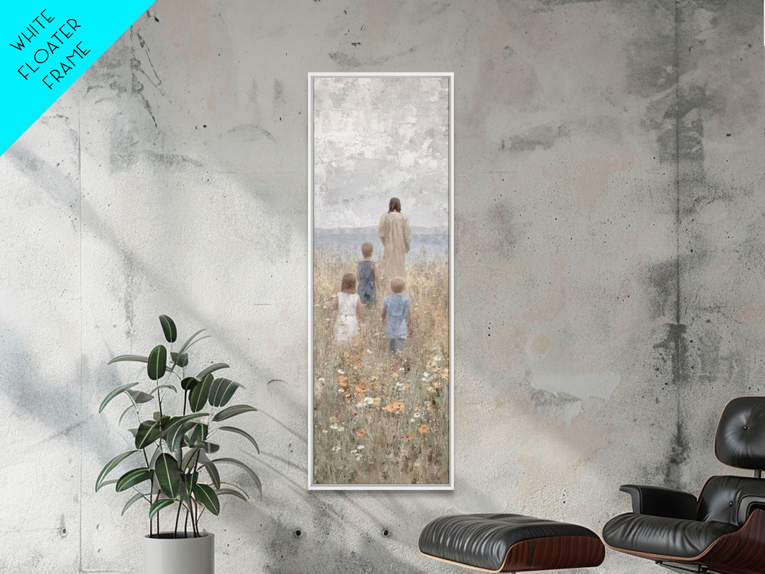 Twilight Of Hope – Framed Canvas Print – Skinny Art – Christian Wall Art – Christian Art Canvas – Jesus Painting – Vintage Christian Art –