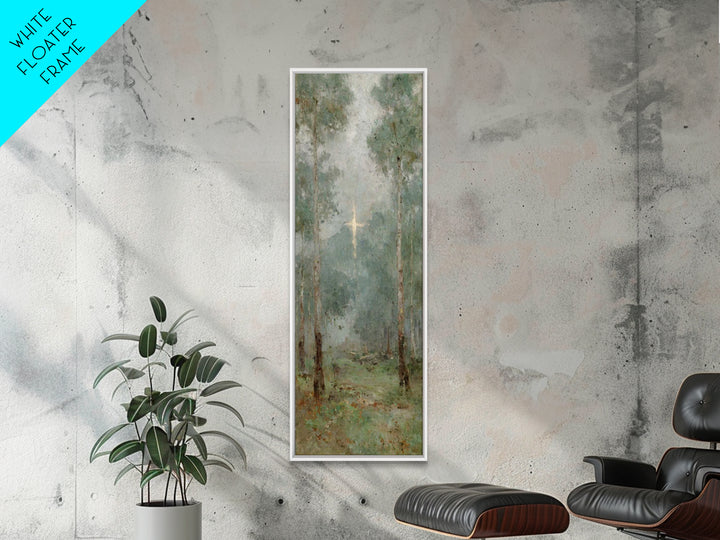 Sanctuary In Mist – Framed Canvas Print – Skinny Art – Christian Wall Art – Christian Art Print – Jesus Canvas Art – Christmas Wall Art – C