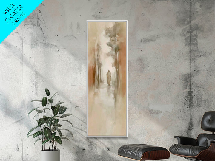 Desert Dawn Christ – Framed Canvas Print – Christian Art Canvas – Large Jesus Painting – Tall Skinny Art Print – Christian Wall Art – Chris
