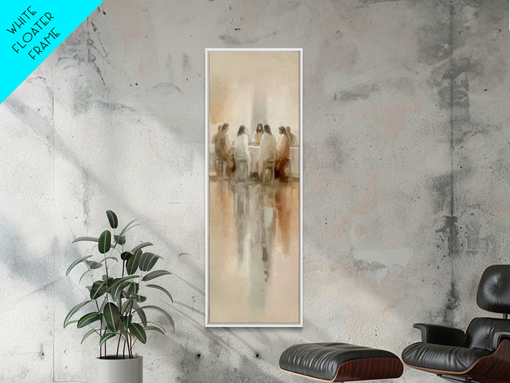 Upper Room Glory | Framed Canvas Print | Christian Wall Art | Christian Art Canvas | Jesus Painting | Tall Narrow Wall Art | Christian Gift