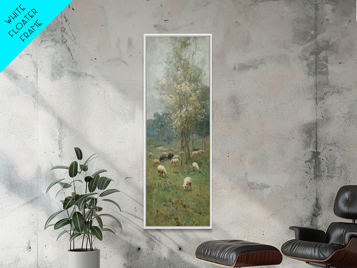 Roses Of Faith – Framed Canvas Print – Christian Art Canvas – Jesus Painting – Tall Skinny Art Print – Christian Wall Art – Christian Chris
