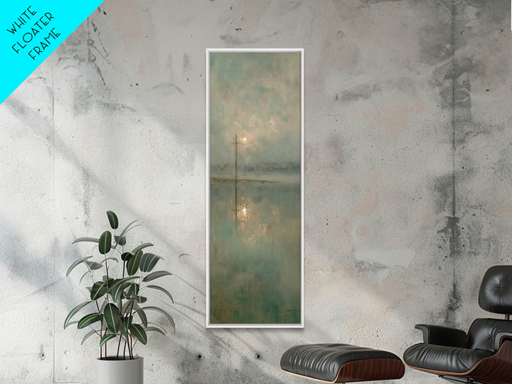 Calm Of Redemption – Framed Canvas Print – Christian Art Canvas – Christian Wall Art – Tall Narrow Wall Art – Christian Art – Christmas Art