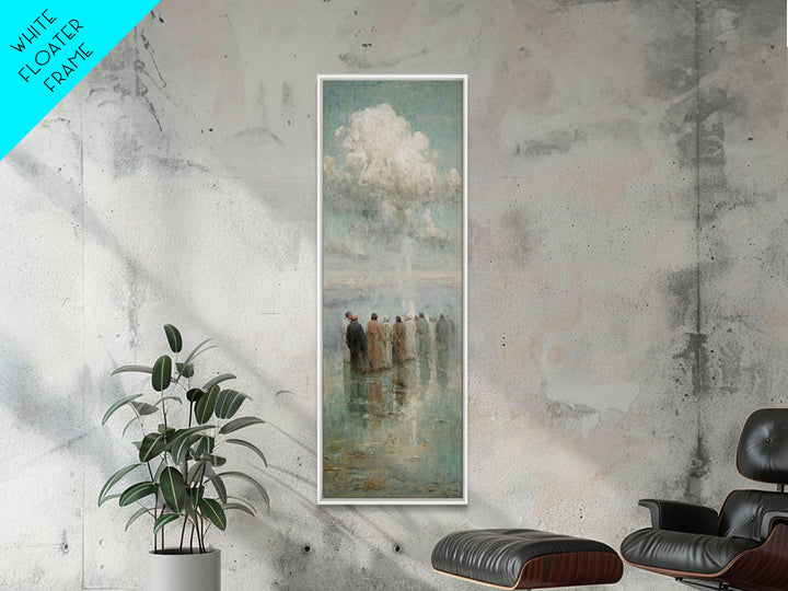 Heavenly Assembly – Framed Canvas Print – Skinny Art – Christian Art – Christian Wall Art – Christian Art Canvas – Jesus Painting – Christm