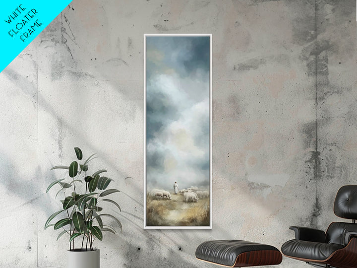 Field Of Mercy – Framed Canvas Print – Narrow Art – Christian Art Canvas – Christian Wall Art – Christian Painting – Christian Christmas Ar
