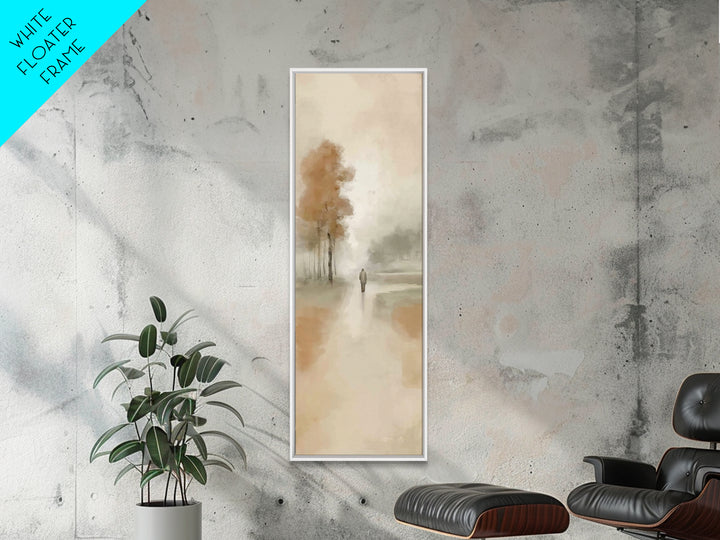 Pathway Of Grace | Framed Canvas Print | Christian Art Canvas | Jesus Painting | Skinny Art | Christian Wall Art | Christian Christmas Art