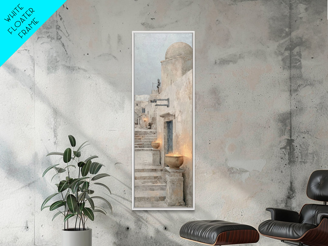 Sacred Steps – Framed Canvas Print – Narrow Art – Christian Art Canvas – Modern Christian Art – Christian Wall Art – Christian Decor