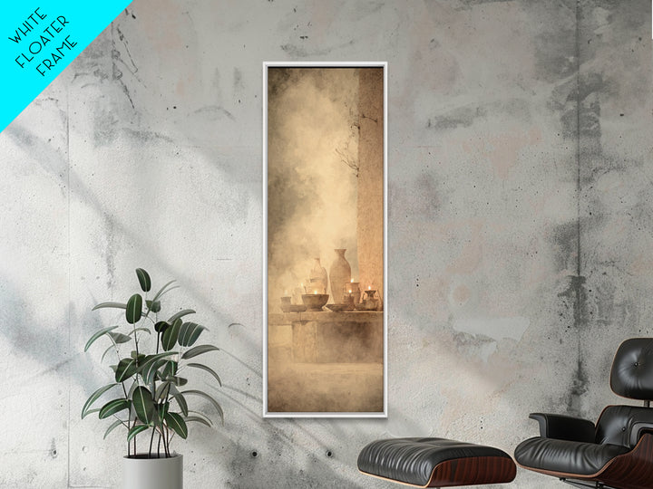 Midnight Passage – Framed Canvas Print – Tall Narrow Wall Art – Christian Art – Moody Christian Art – Christian Wall Art – Christmas Art