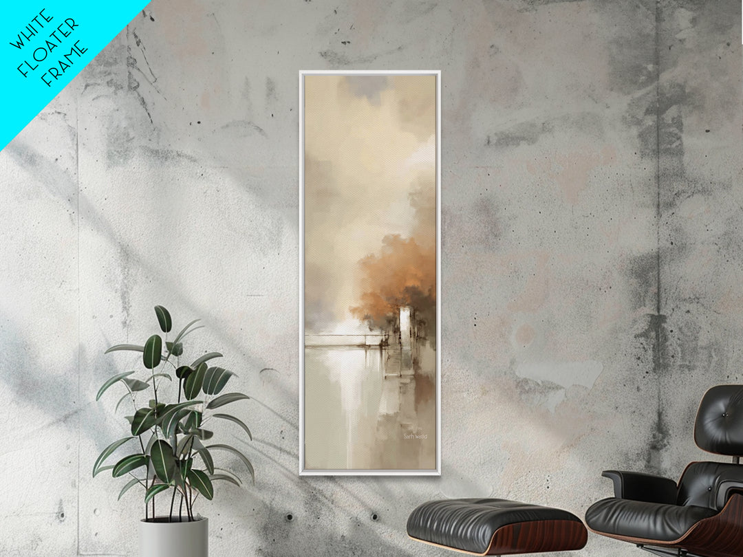Hillside Lights – Framed Canvas Print – Skinny Art – Christian Christmas Art – Christian Art Canvas – Christian Wall Art – Christmas Decor