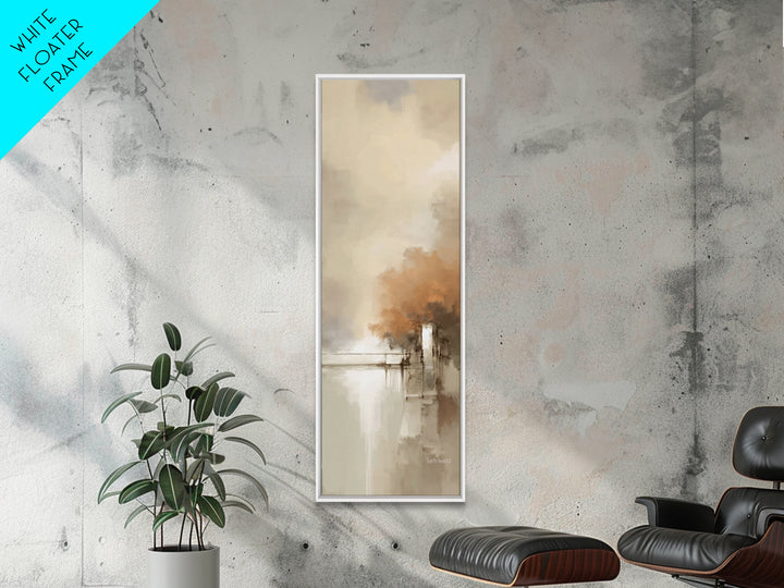 Hillside Lights – Framed Canvas Print – Skinny Art – Christian Christmas Art – Christian Art Canvas – Christian Wall Art – Christmas Decor
