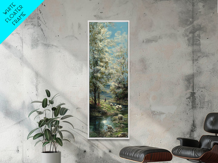 Springtime Of Mercy | Framed Canvas Print | Skinny Art | Christian Wall Art | Jesus Painting | Christian Art Print | Christmas Art