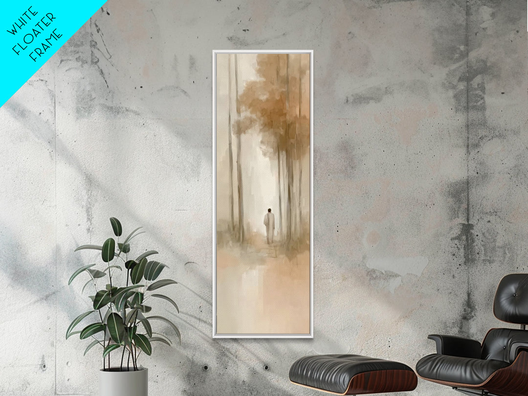 Forest Of Blessing – Framed Canvas Print – Skinny Art – Christian Art Canvas – Jesus Painting – Christian Wall Art – Subtle Christian Art